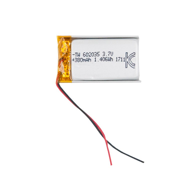TAIWOO 3.7V 602035 Battery Li-ion 3.7V 380mah Battery Silver TW Custom Products,meet Your Requirements 500 Times 6.0*20*35mm *