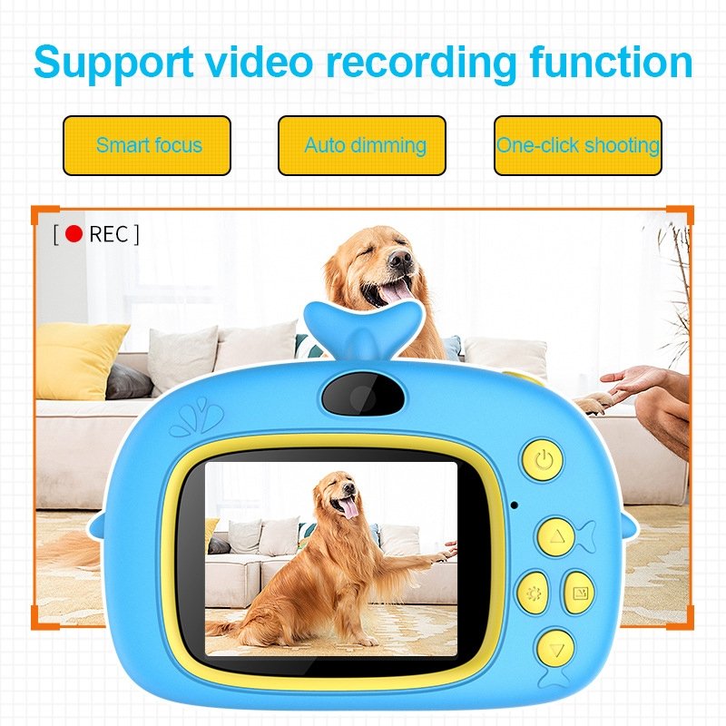 TOPU.Y Digital Camera 2.0 Inch IPS 1500W Pixel Children's Video Camera For Children's Toy Camera Birthday Gift