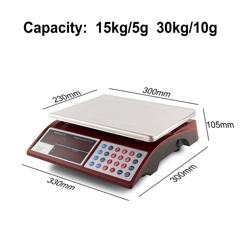 Veidt Weighing ACS-JC21 Camry 30kg 40kg high precision digital weighing scale supermarket pricing scale electronic digital scale