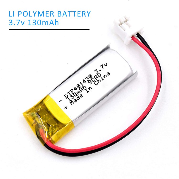 401430 smallest lipo 3.7v 120mah 125mah lithium polymer battery