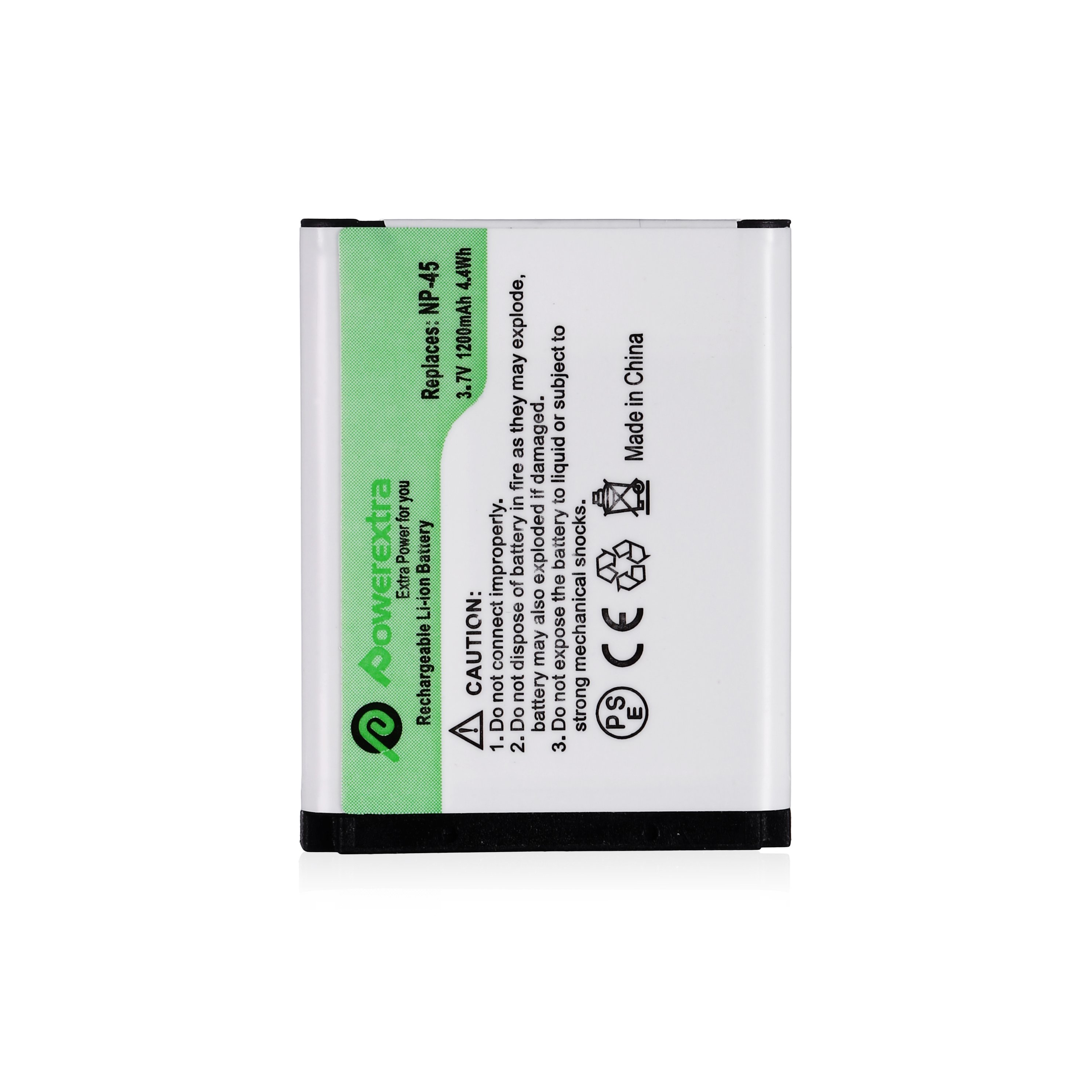 Powerextra Lithium Ion 3.7V 1200mAh Rechargeable Replacement Digital Camera Batteries For Fujifilm NP45