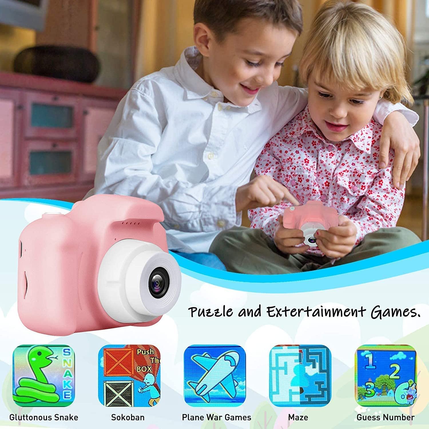 2.0" Color Display Screen 1080p Digital Camera for Kids Children Camera