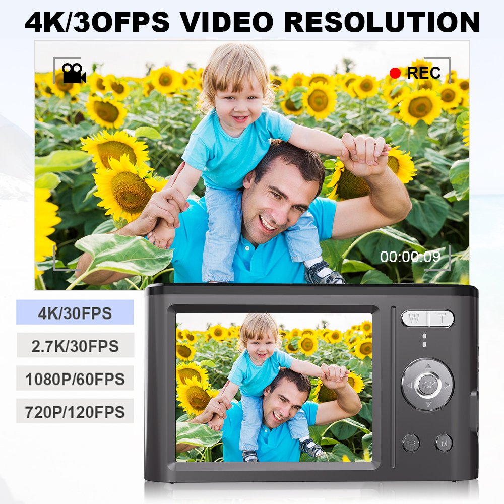 Good Gift High Definition 18X Digital Zoom Camcorder 8MP CMOS Sensor Mini Digital Camera
