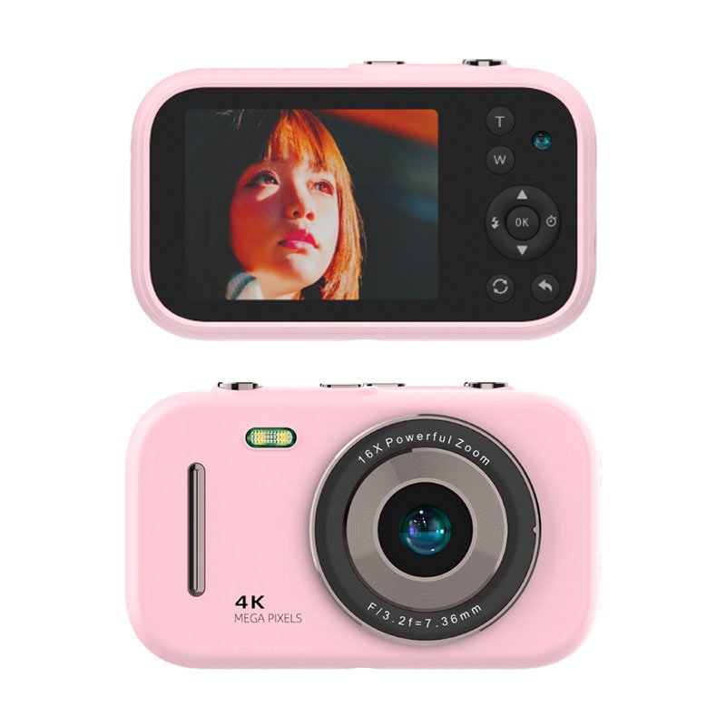 Point and Shoot 2.8-Inch Digital Camera 48MP 16X Digital Zoom Portable for Kids' Vlogging