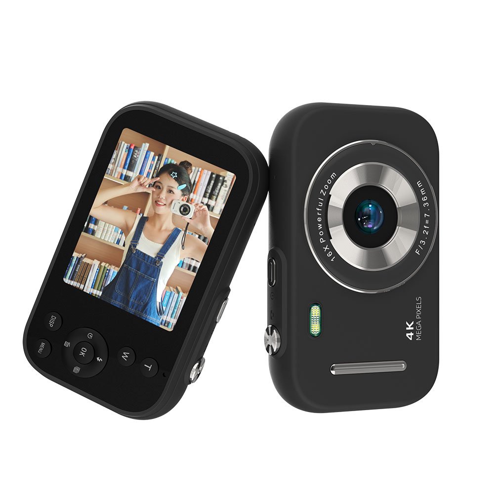 Point and Shoot 2.8-Inch Digital Camera 48MP 16X Digital Zoom Portable for Kids' Vlogging