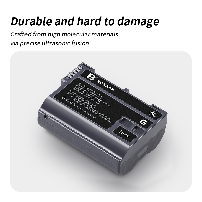 FB 2-Pack EN-EL15 EL15C Three Digital Battery Charger Set Compatible for Nikon Z8 Z7 Z6 D7200 SLR Camera Dual Electric-in Stock
