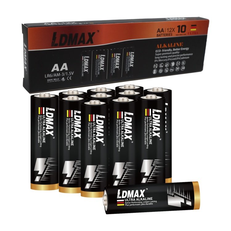 Alkaline Battery AA AAA 1.5v LR6 Strong Performance Dry Primary Cell Battery for game remote control car Power Tool Cylindrical