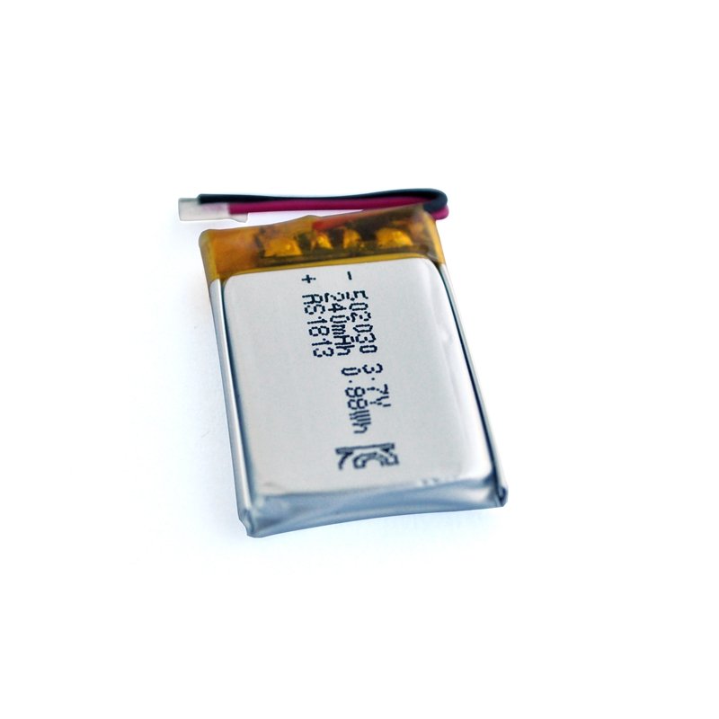 Wholesale 502030 3.7V 240mah Lithium Polymer battery For digital Camera With UL1642