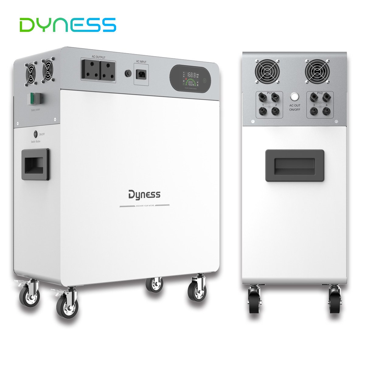 Dyness All in one 3000w Portable solar generator 220v 230v Output 2400w with 2.4kwh lifepo4 battery Power station for home use