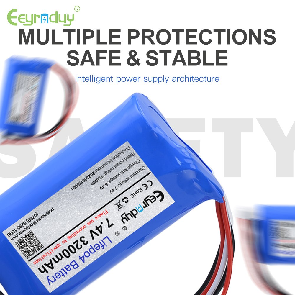 Powerful 18650 7.4V 3200mAh Lithium-Ion Battery for Long-Lasting Performance