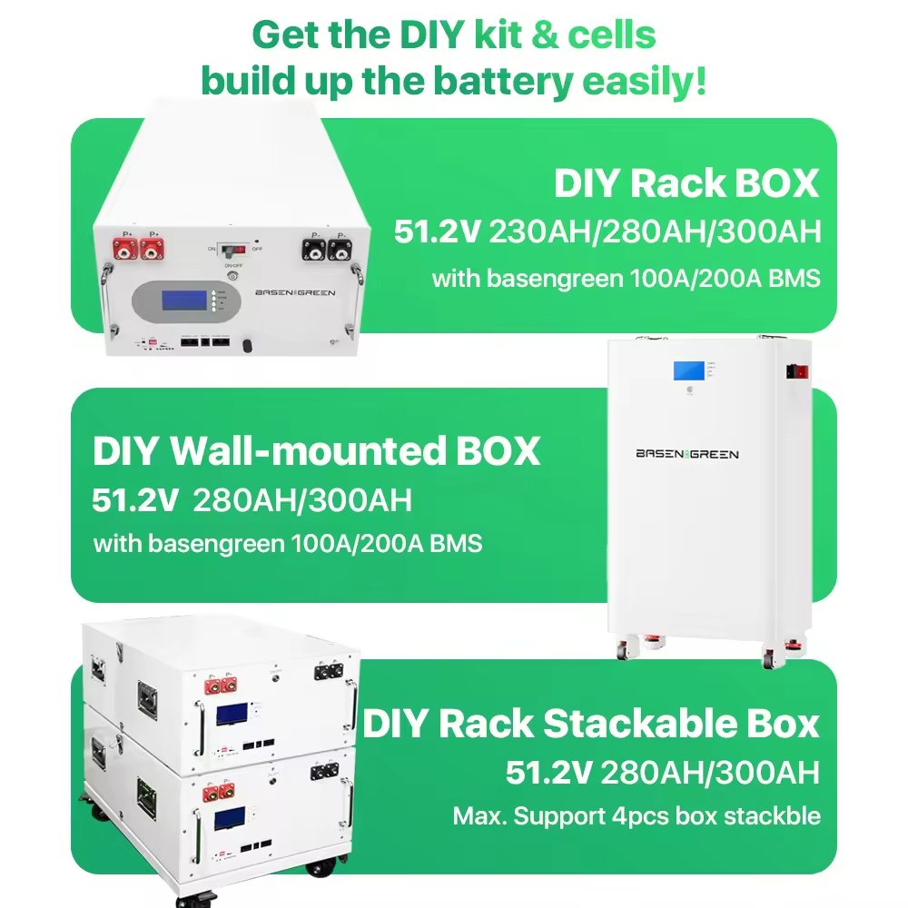 Basen Green Ukraine Pl Stock Grade A 3.2v 100ah 150ah 200ah 280ah 320ah Lifepo4 Battery Cell Prismatic Lithium Ion Batteries