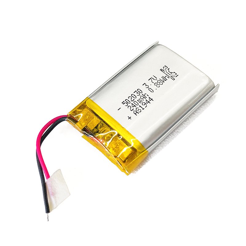 factory rechargeable lithium battery 502030 240mah 3.7v lipo batteries with UL1642 BIS UN38.3 WERCS CE certifications
