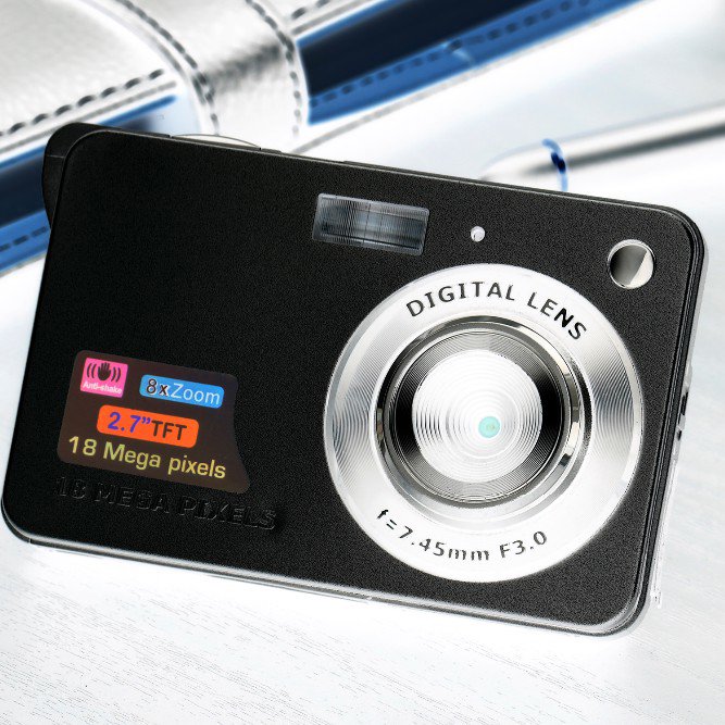 Cheap Digital Photo Camera OEM 2.4 Inch Professional Compact Camera With Smile Catch