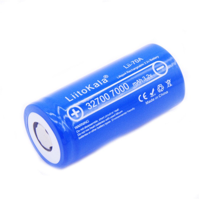 LiitoKala 3.2V 32700 7000mAh 6500mAh LiFePO4 Battery 35A Continuous Discharge Maximum 55A High power battery