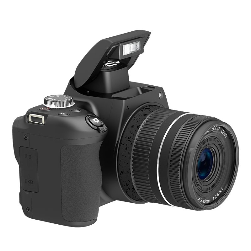 Icar New 4K Digital Camera 10X Optical zoom & 4X Digital zoom 270 Degree Rotated screen Optional Dual Focus Mode Video Camera