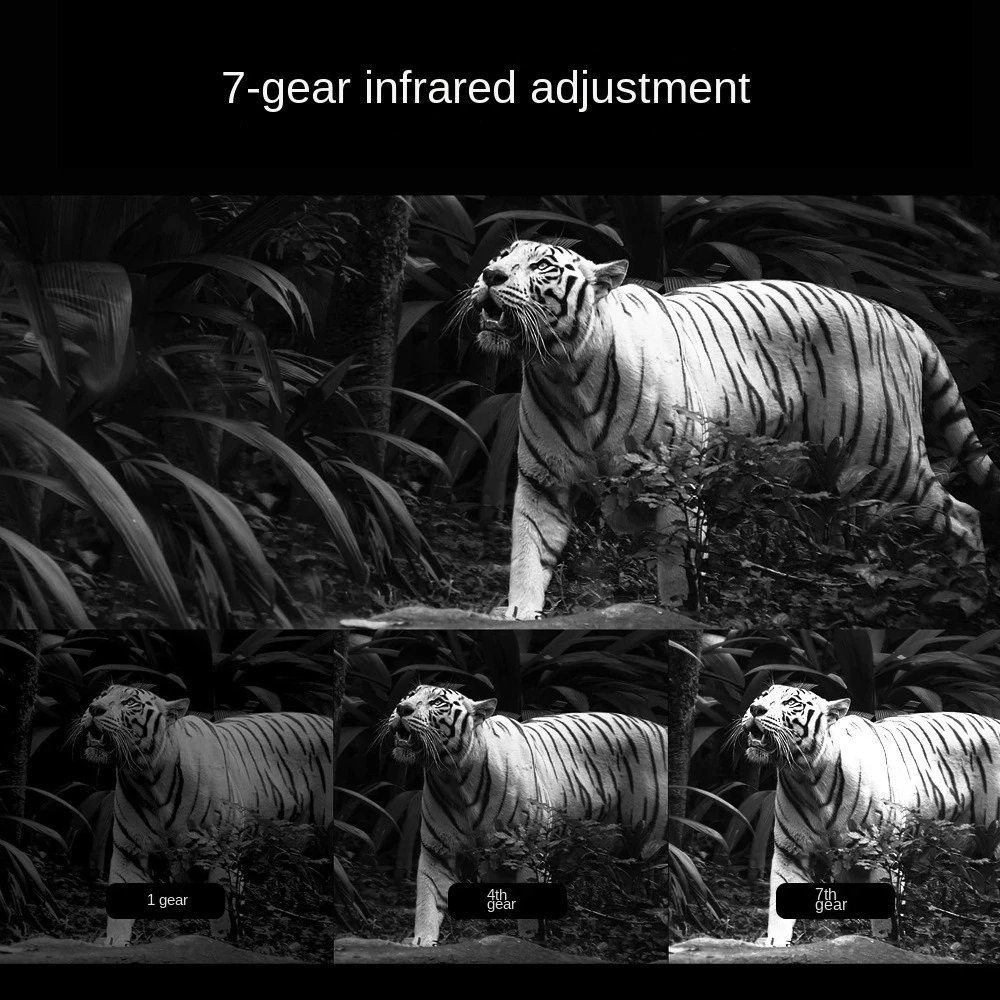 1080P Infrared HD 8x Digital Zoom Outdoor Day and Night Dual Use Full Dark 400m HuntingTelescope Binoculars Night Vision Device