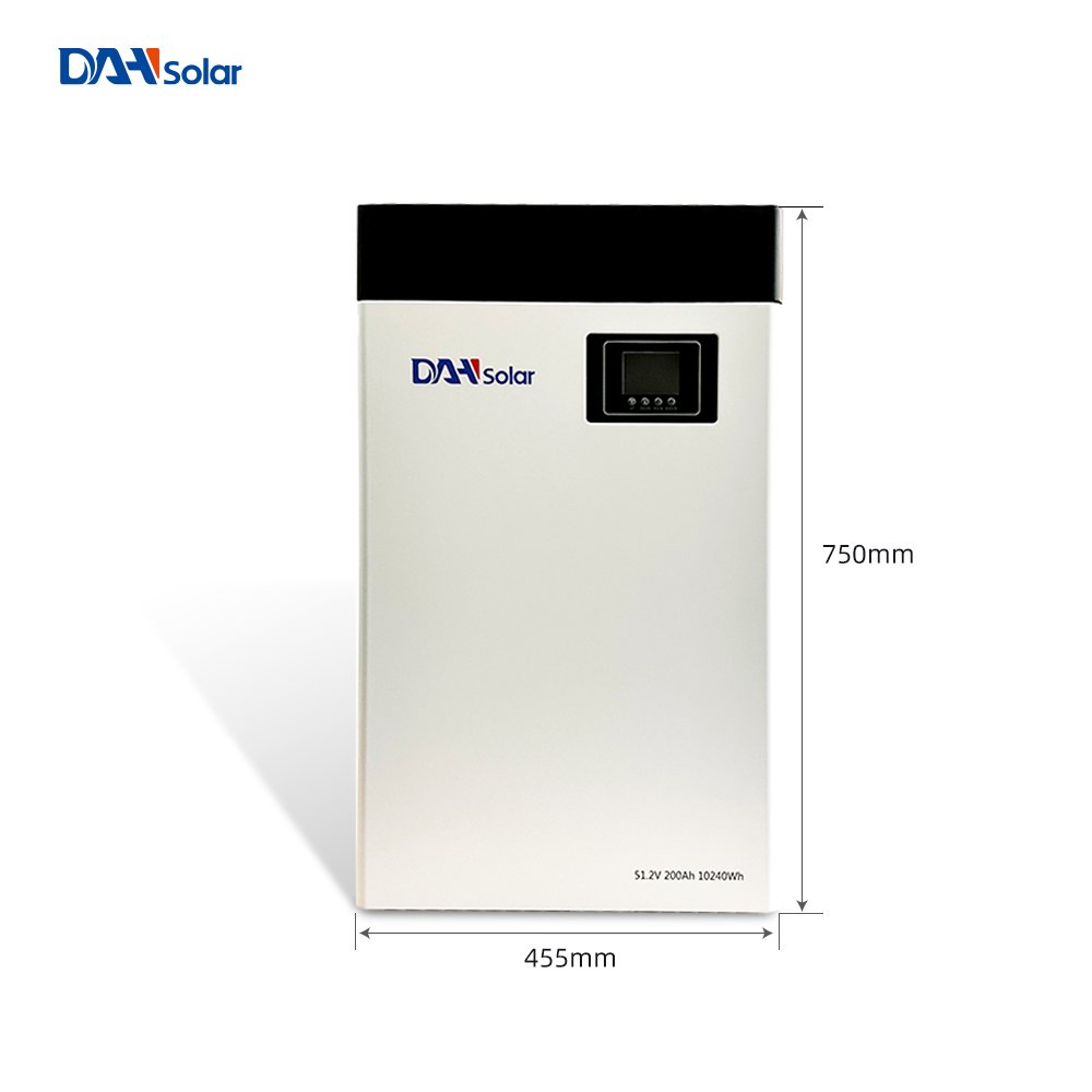 DAH Solar 48v 100ah 200ah Lifepo4 Lithium Ion battery For Home Use Solar Storage System