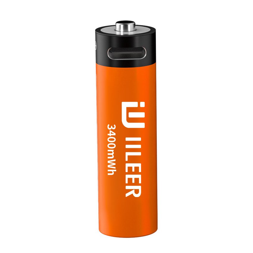 Multi-function 1.5V No.5 USB Rechargeable Battery 3400mWh 14500 Lithium Battery For Fingerprint Lock Toy