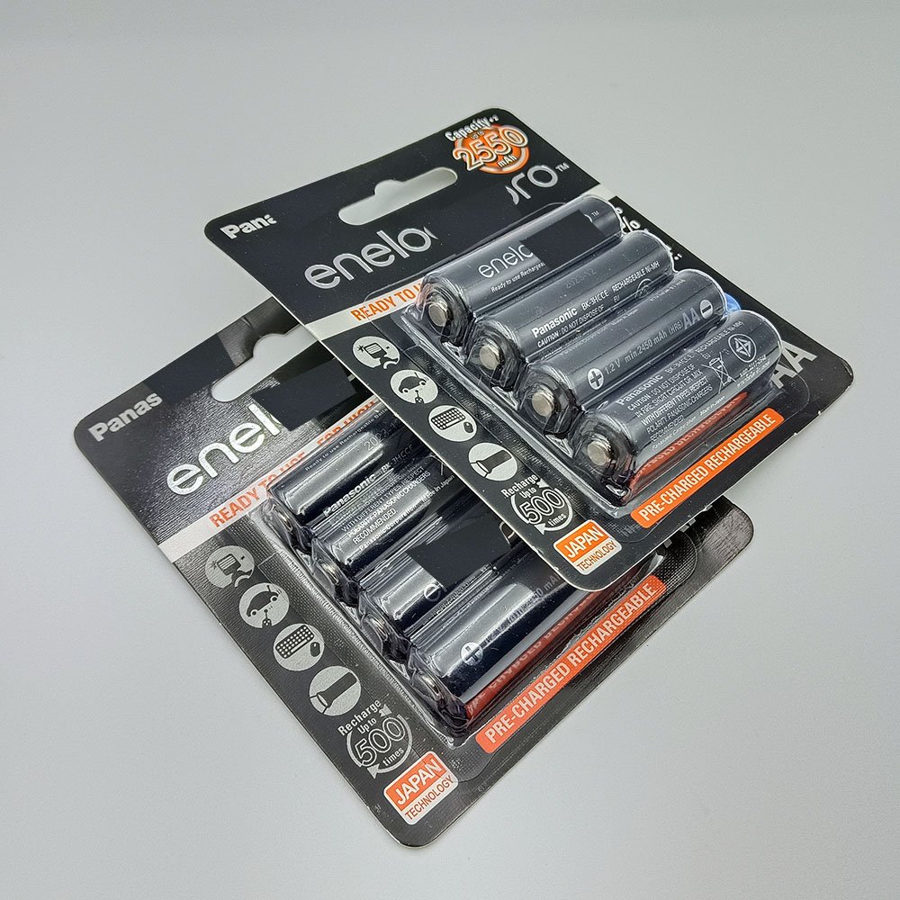 Made In Japan Rechargeable Ni-mh Battery 1.2v 2550mah Black Battery For Eneloop Pro