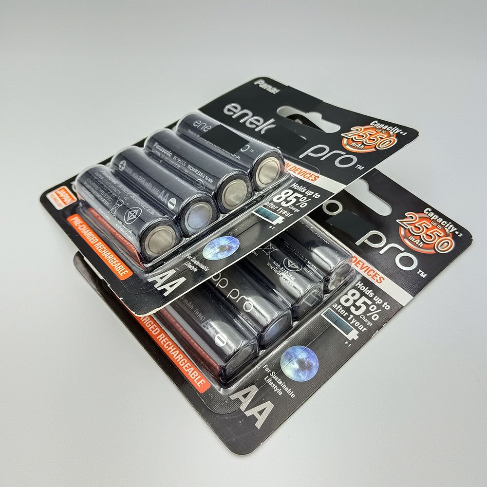 Made In Japan Rechargeable Ni-mh Battery 1.2v 2550mah Black Battery For Eneloop Pro