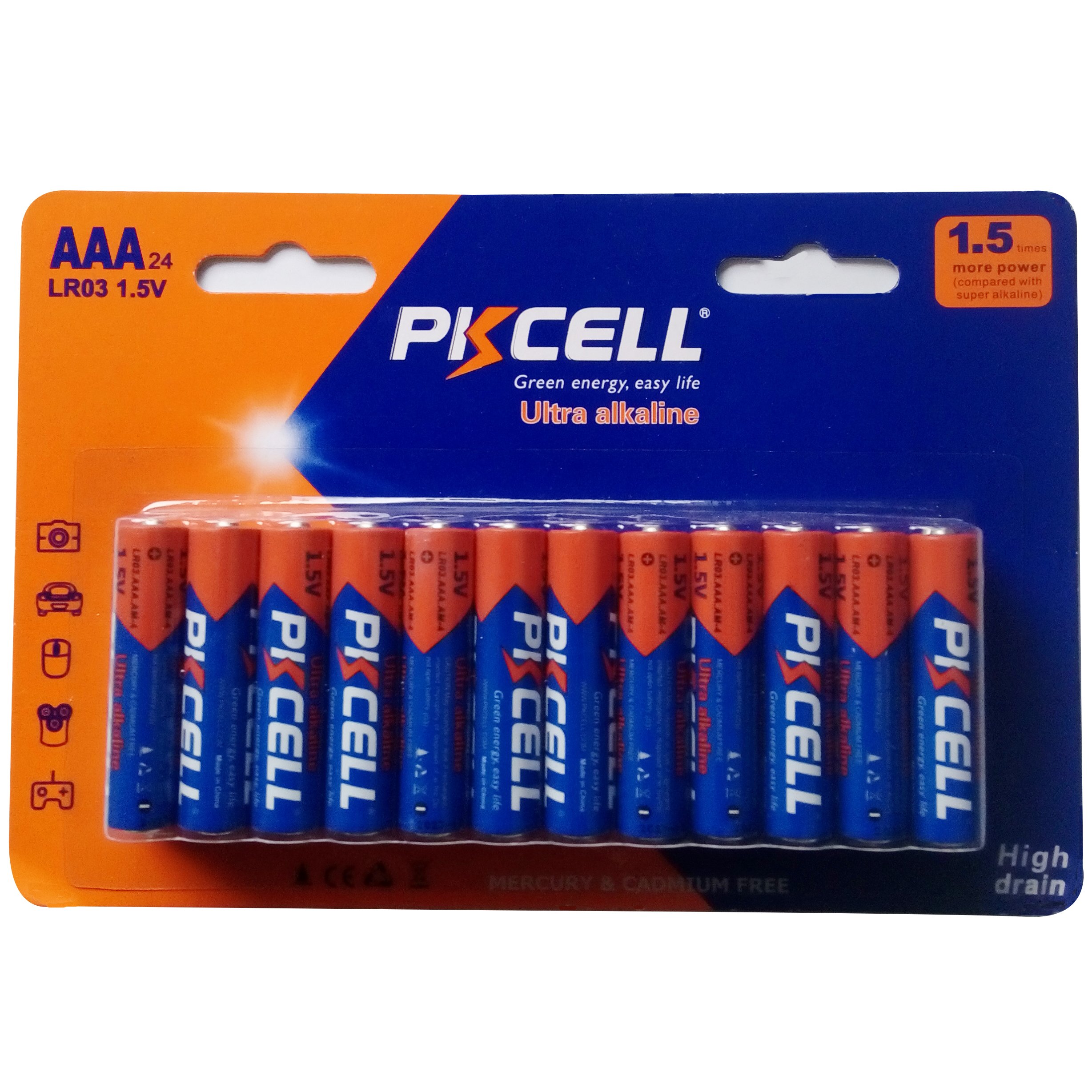 Wholesale Blister Cards Pilas Aaa Size 15v AM4 LR03 battery Aaa 1.5v No.7 Alkaline battery batteries Cell For Toys