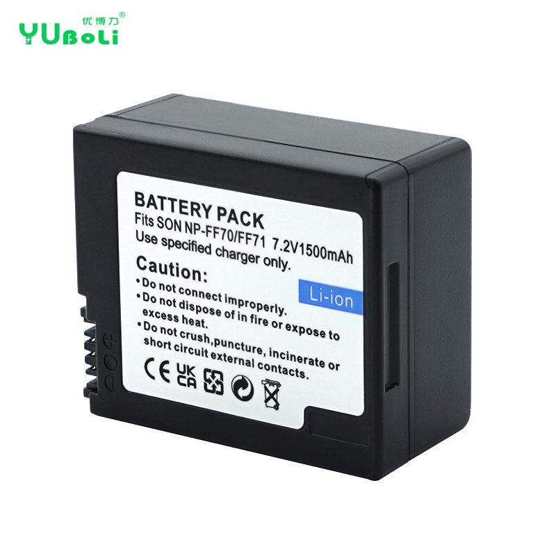 1500mAh NP-FF70 NPFF70 NP-FF71 NPFF71 Digital Camera Battery For Sony DCR HC1000 Replacement Battery