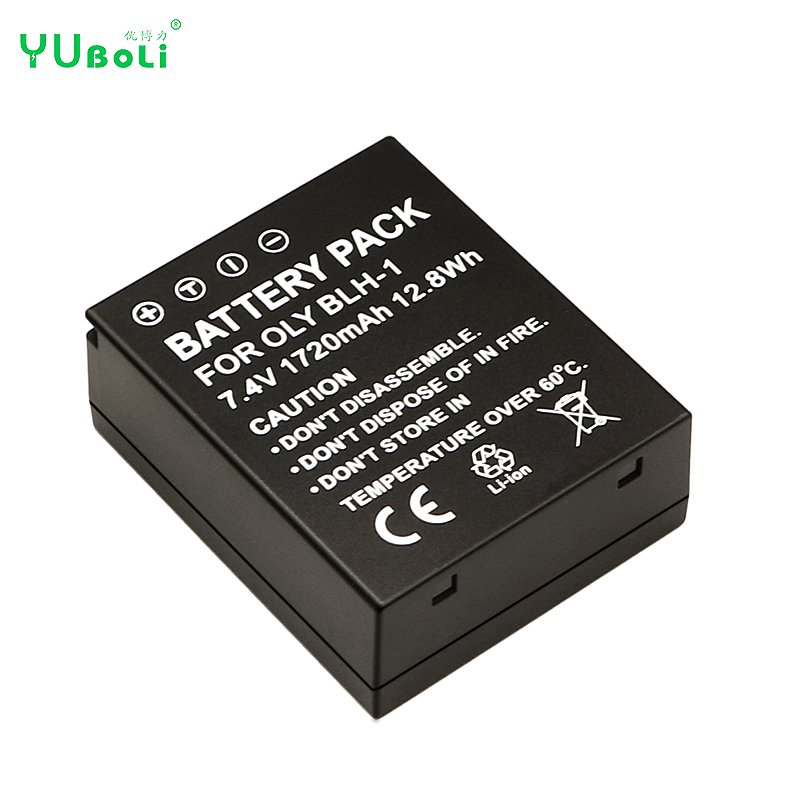7.4v Digital Camera Battery BLH-1 for Olympus OM-D OMD E-M1 Mark II EM1 MARKII MARK2 Rechargeable Camera Battery