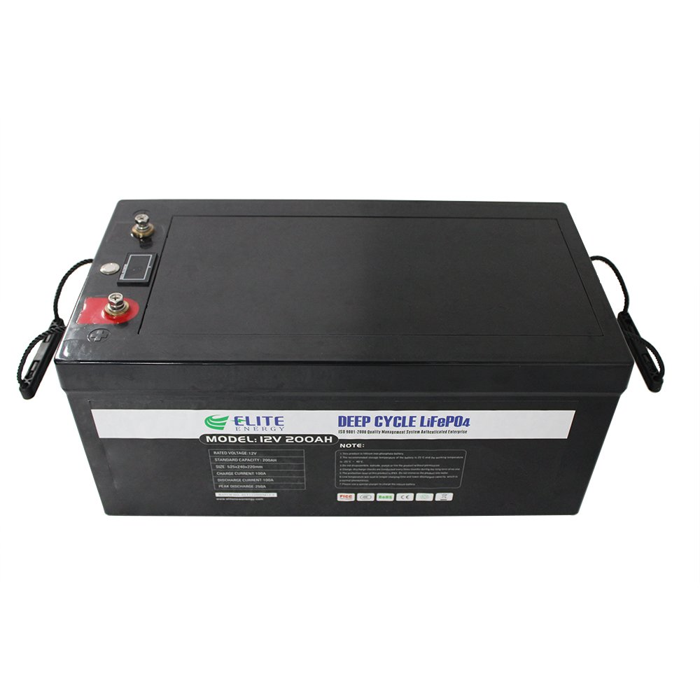Deep Cycle Solar Battery 12V 200Ah Long Life Lithium Ion Batteries