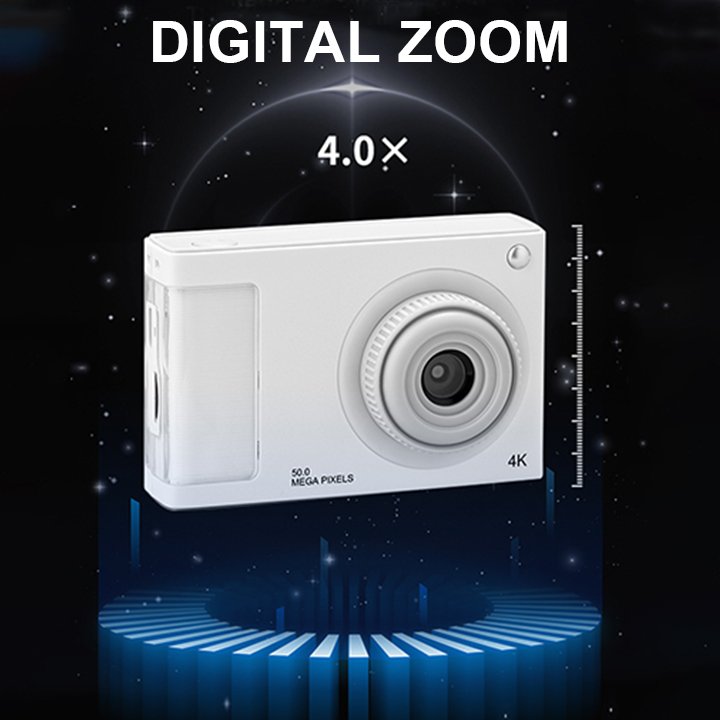 2024 New Fill Light kids Camera 2.4 IPS Color 1080P HD Screen Ultra HD 4K 600mAh Digital Camera Video Recorder