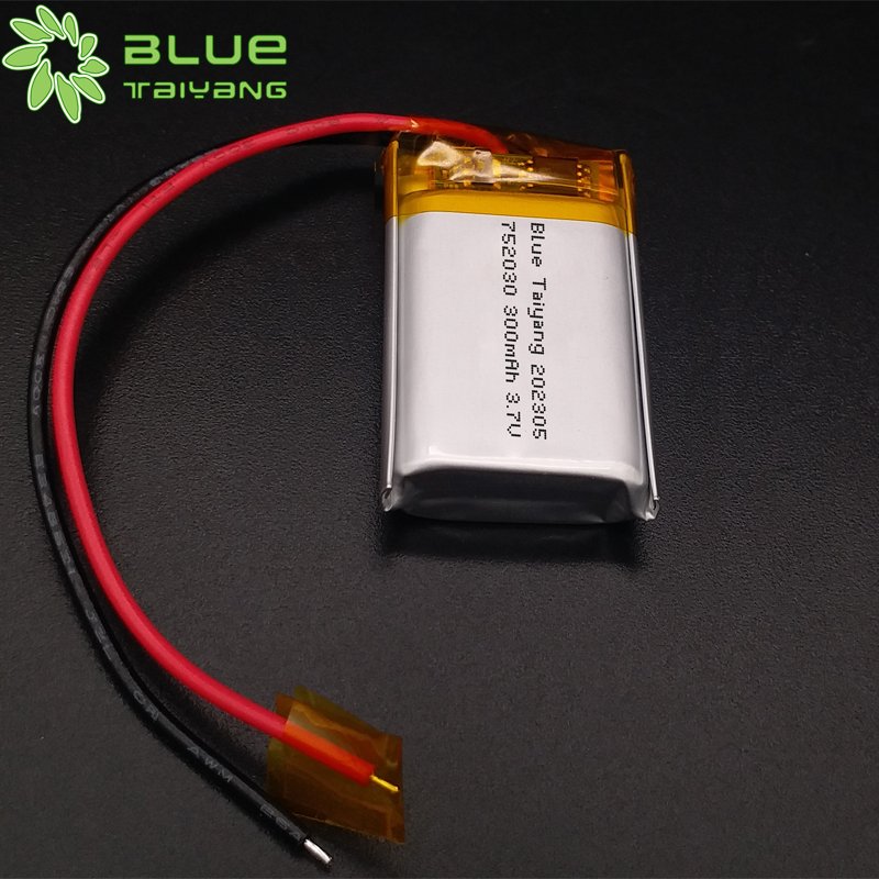 smart watch 300mah batterie lipo 752030 1.1wh li-poly 300mah ntc lithium ion battery 3.7v 300mah rechargeable battery