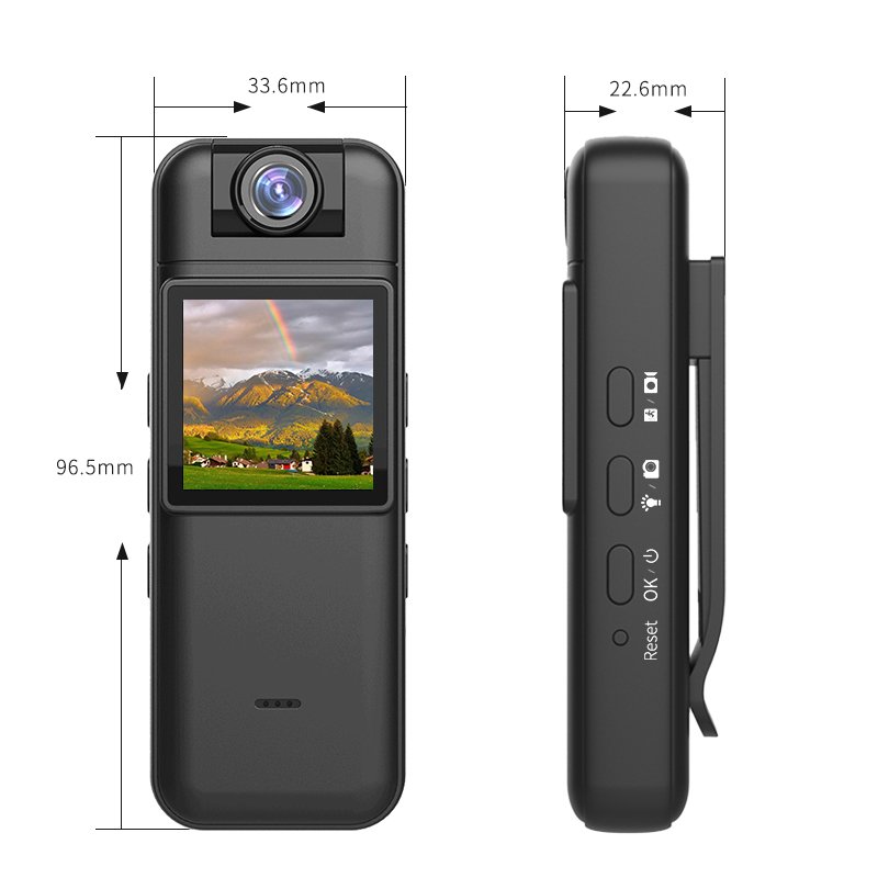 Borme New Arrived 1080P Digital Video Recorder 1.4'' Screen P2P WiFi Security Body Camera CS11