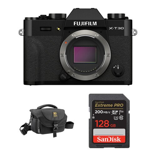 NEW STOCK FU JI FILM X-T30 II Mirrorless Camera with Accessories Kit (Black)