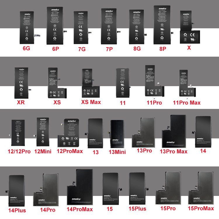 100% Health Battery for iphone xs max High Capacity New 0 Cycle Digital Battery Factory Wholesale