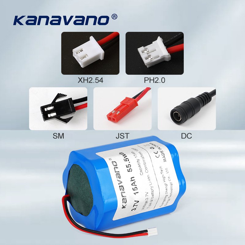 3.7v 18650 15000mah 1s6p battery Customizable 18650 1S6P 3.7V 15ah rechargeable lithium battery pack for LED Light