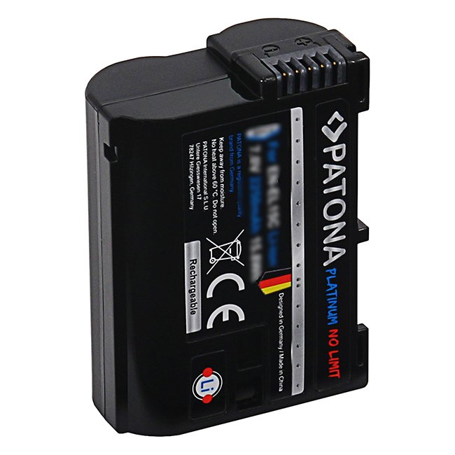 PATONA Platinum EN-EL15C Battery for Camera Z5 Z6 Z7 D500 D800 D850 D7000 D7100 D7200 VFB12802