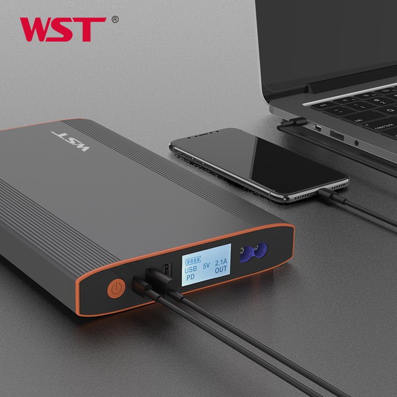 WST 100W Mobile Power Bank LED Digital Display Outdoor Portable Laptop 220V Small Energy Storage Power Station