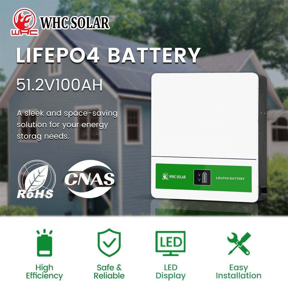 48V 5KWH 10KWH Solar Inverter Battery 51.2V Power wall LiFePO4 Energy Storage Battery