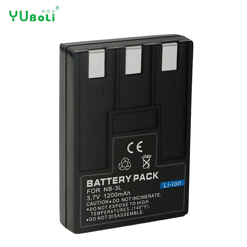 1200mAh NB-3L Digital Camera Battery For Canon PowerShot SD10 SD20 SD40 Rechargeable Lithium-ion Battery