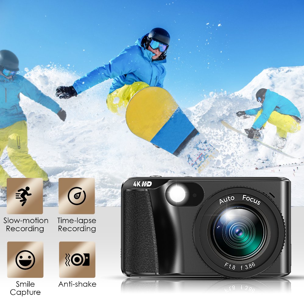 Factory Price 16x Digital Zoom 4k Camcorder Vision 4k Video Digital Cameras For Kids Girls