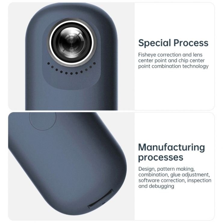 Dropshipping Outdoor 360 Panoramic Camera Wi-Fi Support VR Shooting Sports Camera Smart Video Cameras