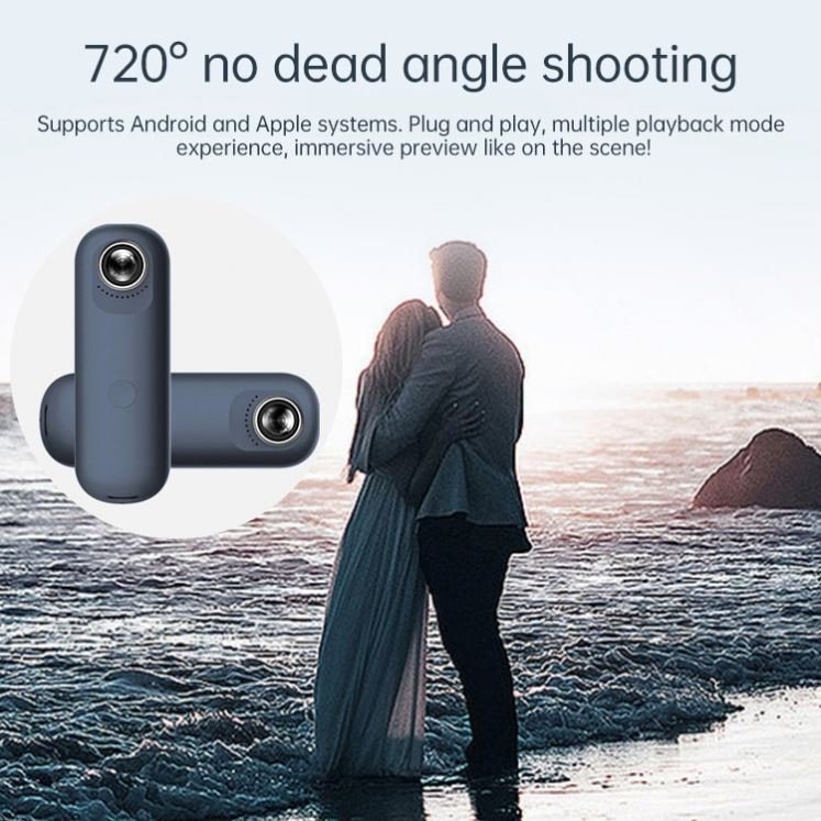 Dropshipping Outdoor 360 Panoramic Camera Wi-Fi Support VR Shooting Sports Camera Smart Video Cameras