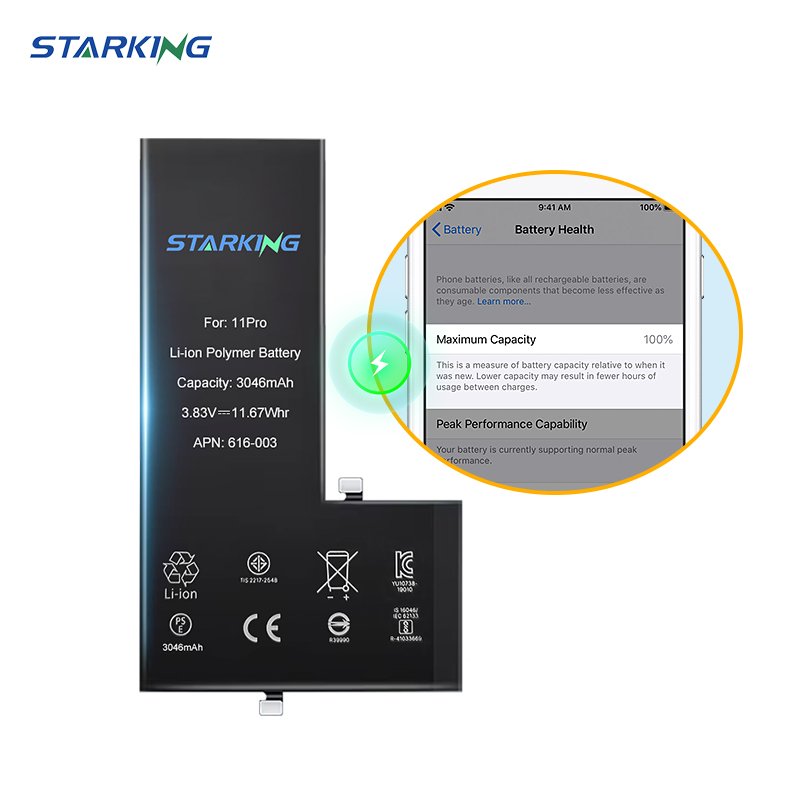 Cheap Price Digital Batteries Used Cell Lithium Polymer Phone Battery For Iphone 11 Pro Mobile Phone Black