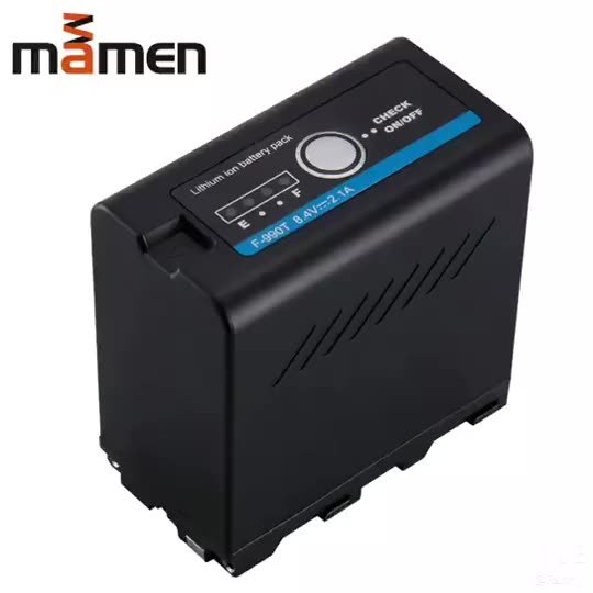 USB Output 7800mAh NP-F970 NP NP-F960 F960 F970 Battery with LED Light Display for Sony F960 F550 F570 F750 F770 MC1500C 190P
