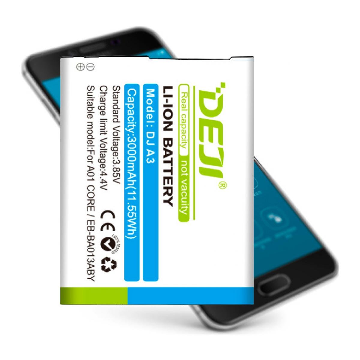 DEJI Secondary Li-ion EB-BA013ABY Digital Batteries For Samsung Phone Galaxy A01 A03 Core long battery life cellphone