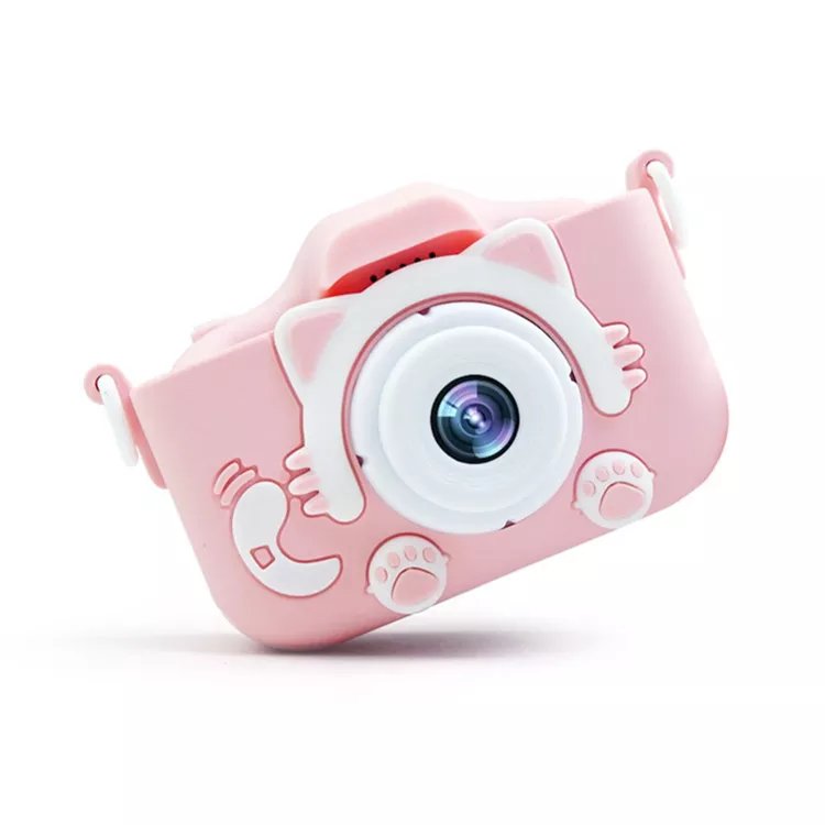 FHD Picture Games cute design children action camera video recorder dual lens 1080P kids digital camera