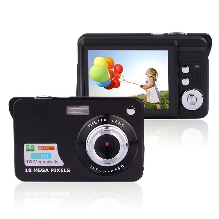 8X powerful zoom digital network camera 2.7inch IPS screen Active Auto Focus mini video camera Waterproof Face detection camera