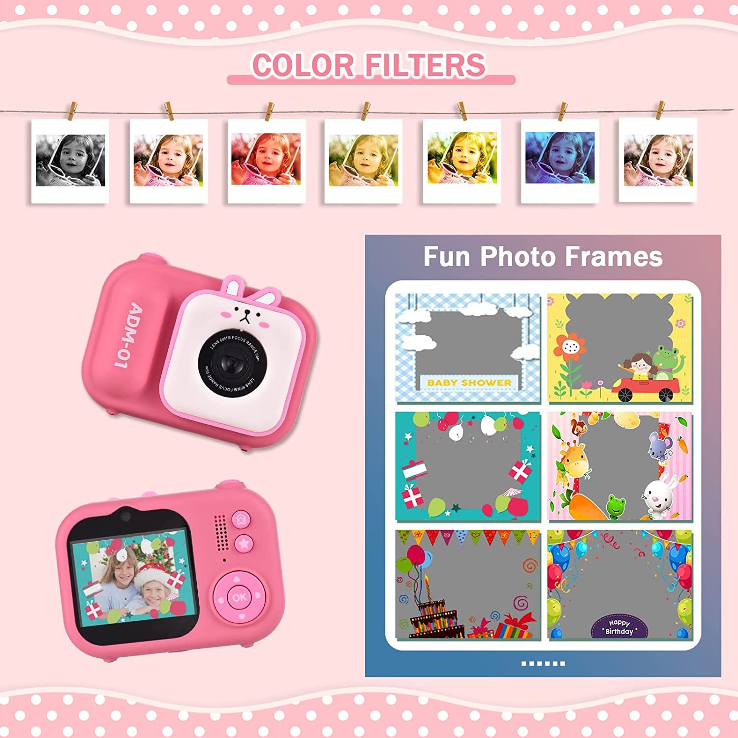 Mini Video Camera for Kids Gift Kids Camera Kids Digital Camera