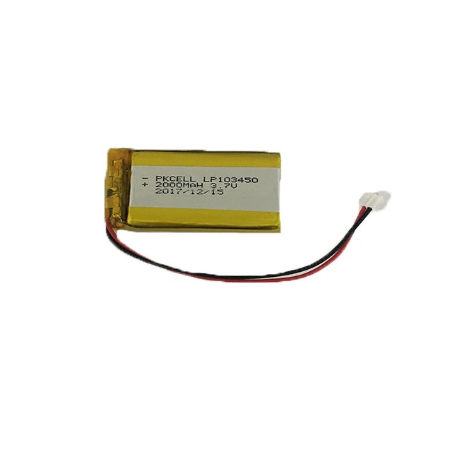 Long cycle life 3.7v 2000mah lipo battery 103450 for digital products