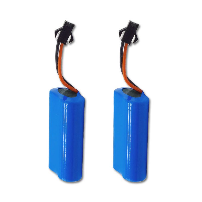 Endurance 7.4V 14650 Rechargeable Battery 900mah 1500mah Li-ion Batteries with Soldering Tabs for LED Flashlight Digital Device