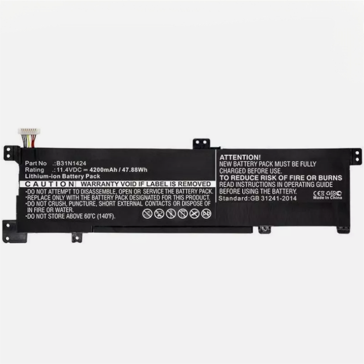 Original B31N1424 battery for Asus A401L K401 K401L K401LB K401LB5010 K401LB5200 V405L U4000 K401U A400U series notebook